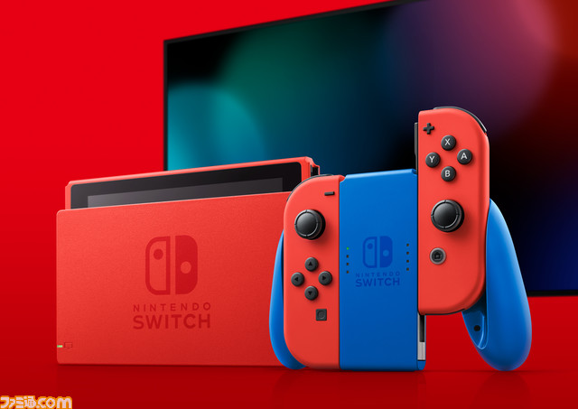 Nintendo Switch新色“マリオレッド×ブルー セット”2月21日発売決定