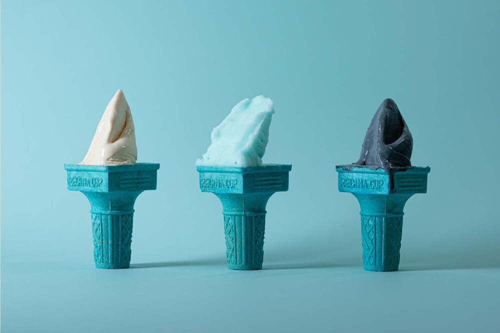 米津玄師の楽曲「Pale Blue」「ゆめうつつ」「死神」をイメージした期間限定ジェラート -  