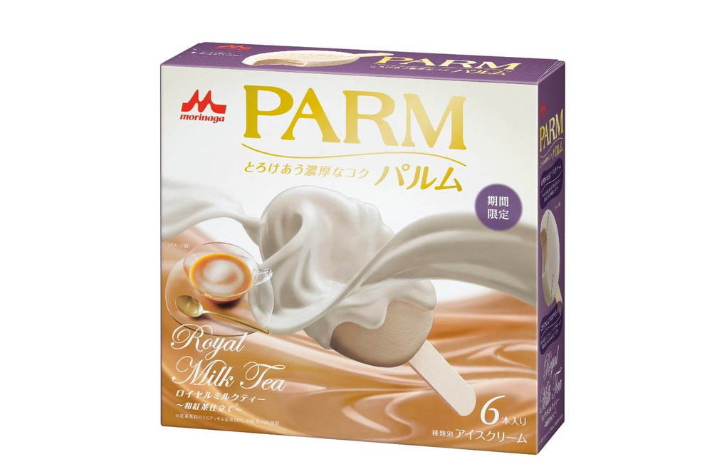 「パルム ロイヤルミルクティー~和紅茶仕立て~」限定発売、紅茶アイス×濃厚ホワイトチョコ -