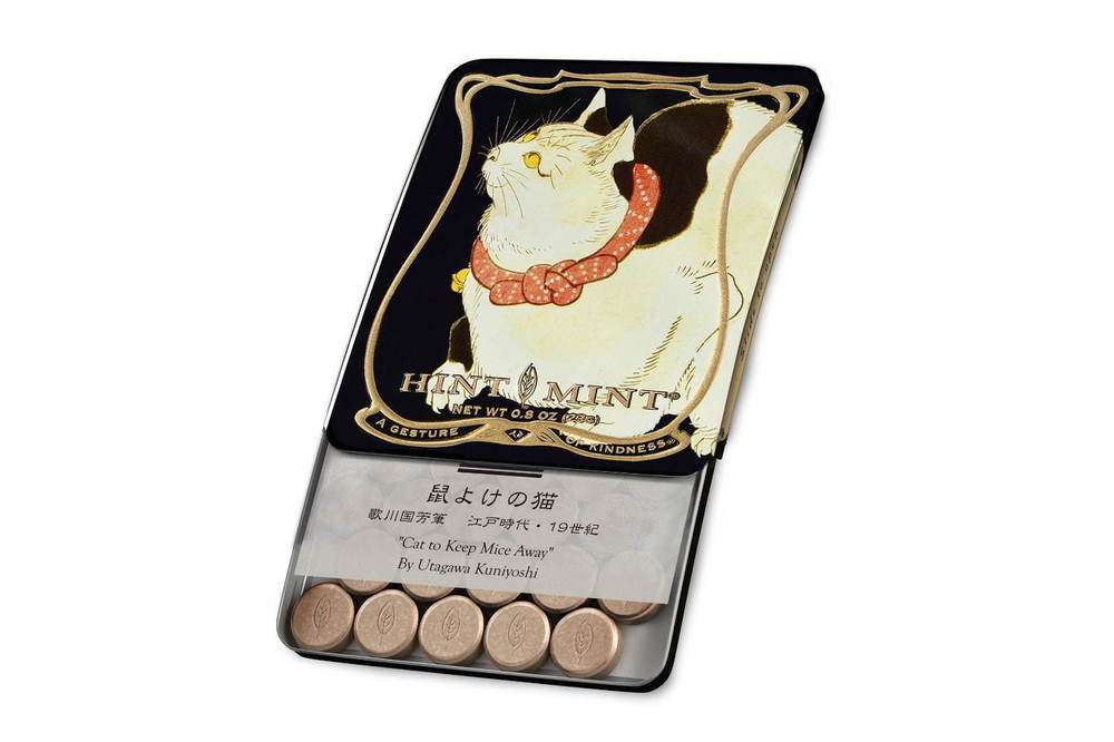 浮世絵デザインのミントタブレット「ヒントミント」葛飾北斎・歌川広重・歌川国芳の浮世絵がモチーフ -