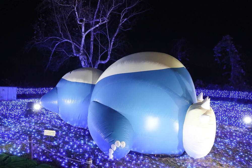 ポケモンコラボの新イルミネーション、関東最大級の約600万球が輝く「さがみ湖イルミリオン」に -