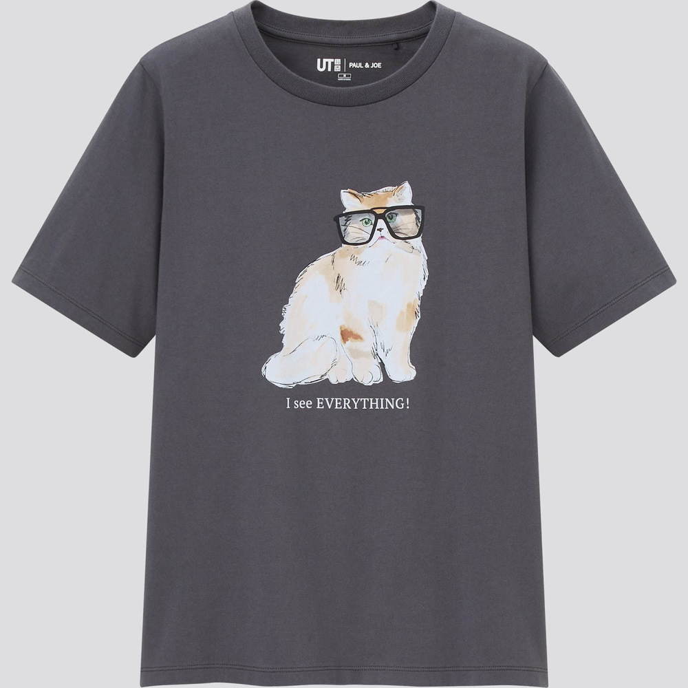 ユニクロUT×ポール & ジョー -“猫と花”モチーフのTシャツやブラウス、ワンピースなど -  