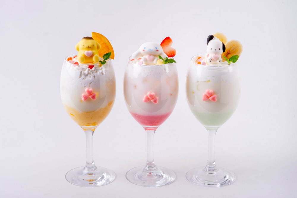 サンリオ“犬キャラ”コラボカフェが新宿に、ポチャッコ・シナモロール・ポムポムプリンのスイーツなど -  