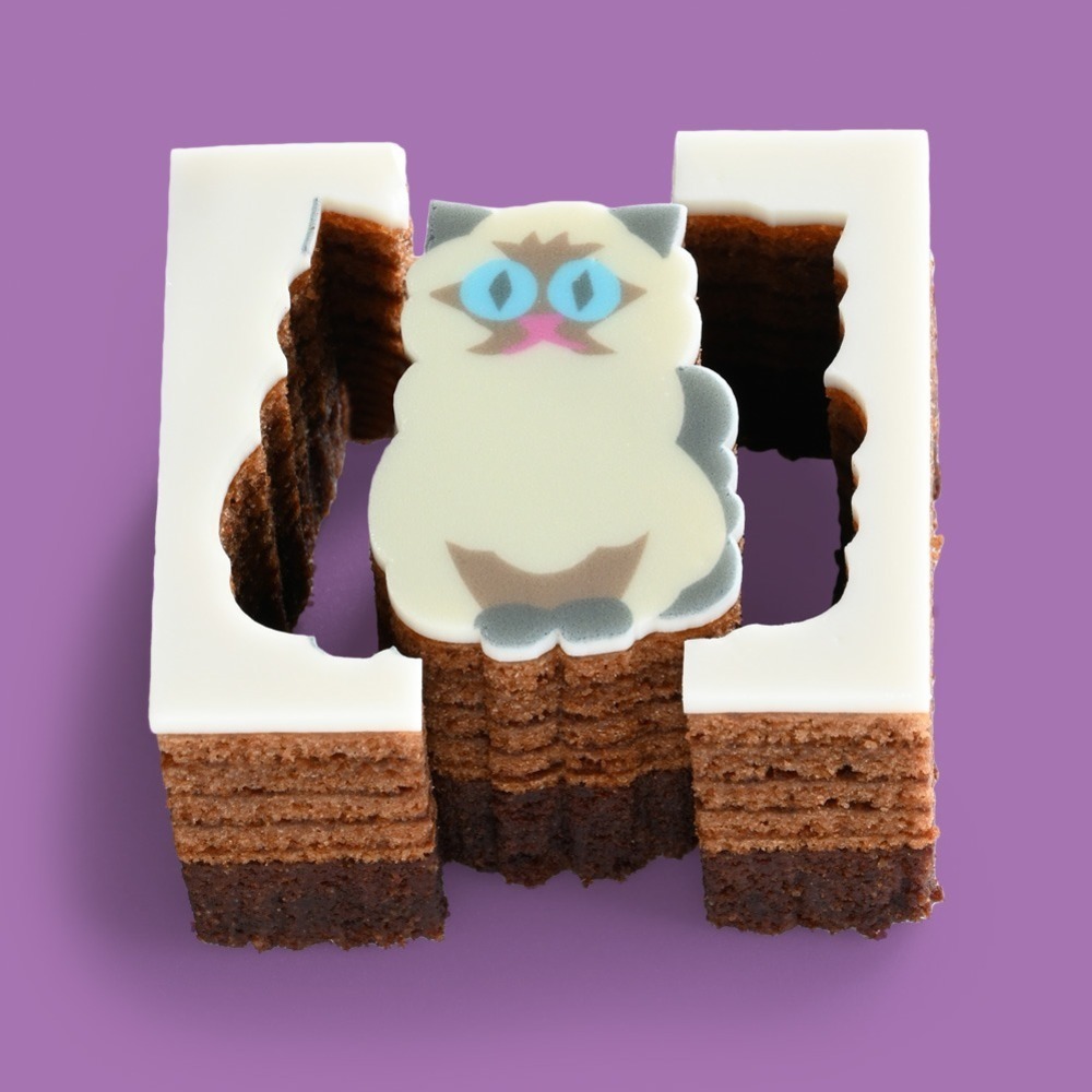 “ねこ”に型抜きできる「カタヌキヤ」の限定バウムクーヘン、東京・大阪・名古屋で発売 -  