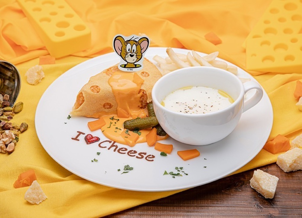 『トムとジェリー』カフェが東京・名古屋・大阪・沖縄に限定オープン、“チーズ”テーマのグルメ＆スイーツ -  