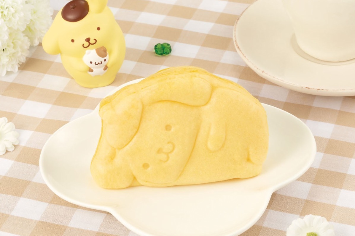 [明日発売] サンリオ‟ポムポムプリンの寝姿”風ローソン限定スイーツ、もちもち食感×プリン味のクリーム -  