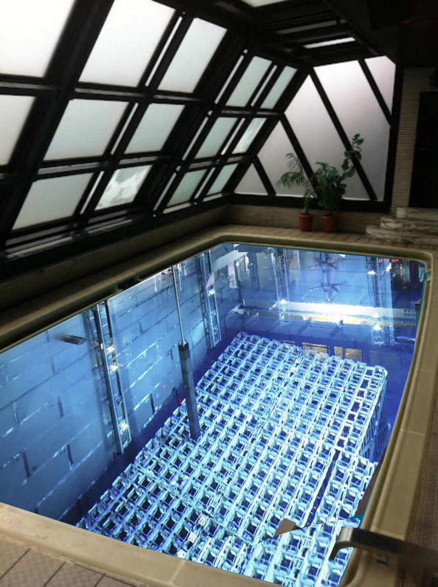 例の核燃料プール 