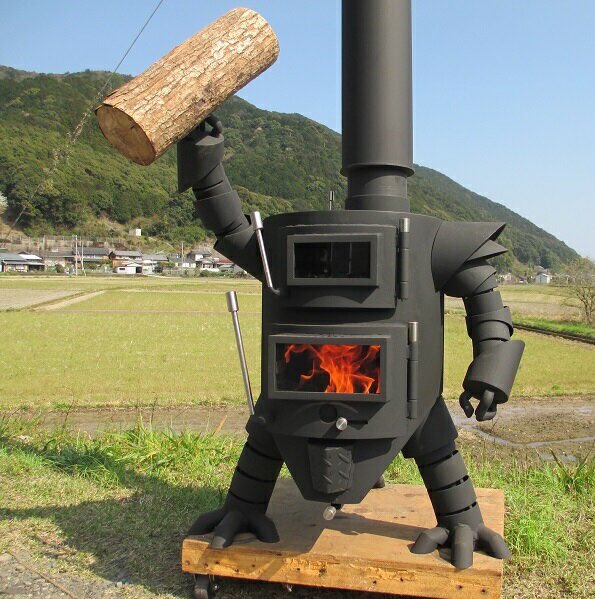 高知県　土佐清水市に「ふるさと納税」をすると、“ロボット型薪ストーブ”がもらえる