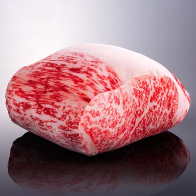 松阪牛 霜降りサーロインが、クッションになりました