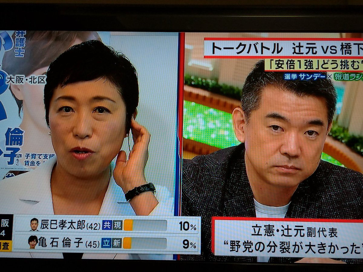 辻元清美、橋下徹に、関西生コンと、詐欺罪の有罪判決の件、突っ込まれる 