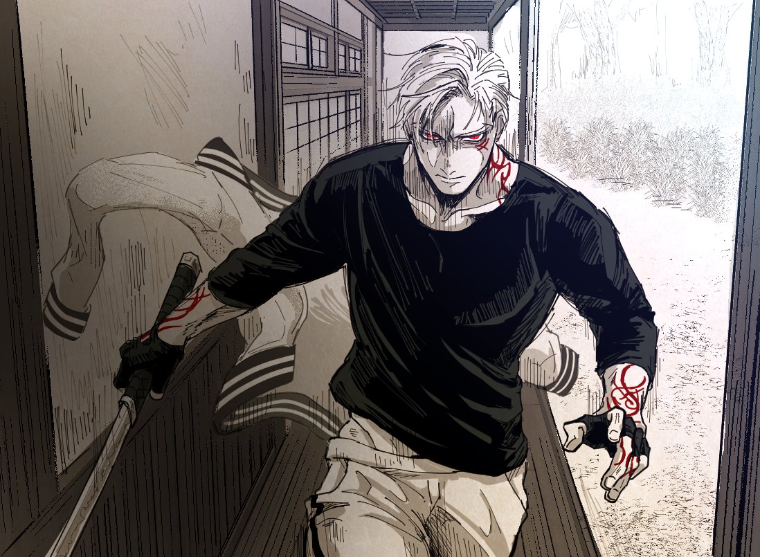 とある本丸への襲撃で建物への突入に成功したところで縄張り意識の強いタイプのさんちょうもうが地鳴りの様な大きな足音も隠さず早歩きでこちらに向かってきており あっ詰んだ と理解してしまう遡行軍目線の夢絵です