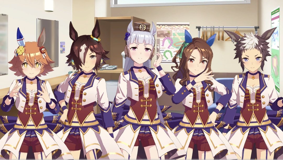 ゴルシをまん中に立たせるとショムニっぽくなるライフハックを見つけました 