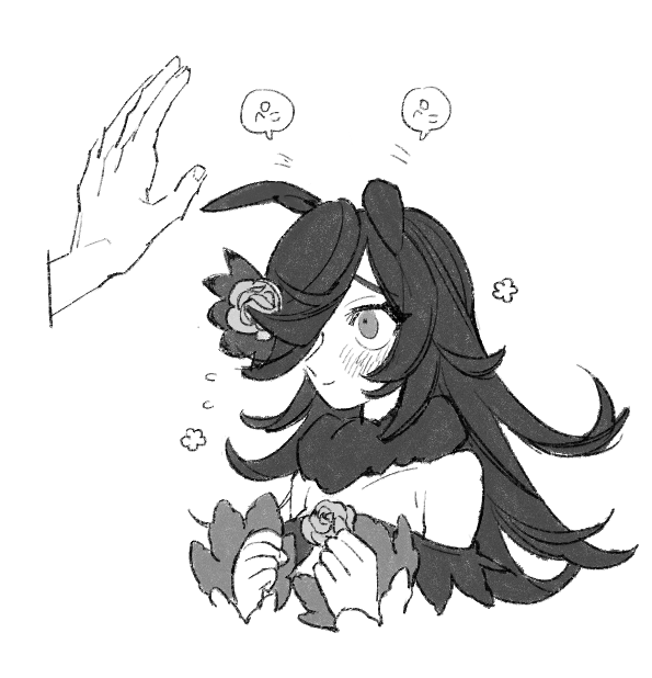 撫でやすいように。（ライスシャワー） 