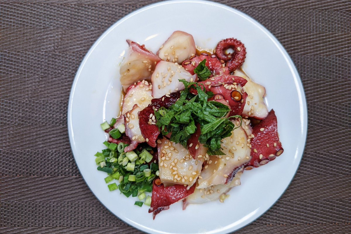  さっぱりした味わいでわさびと生姜の風味がたまんないです