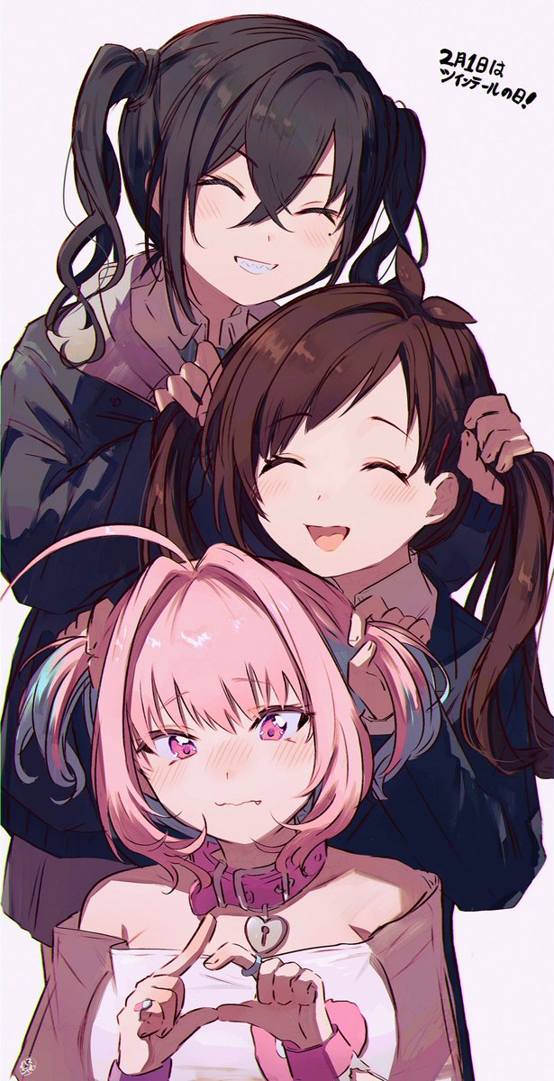 #夢見りあむを100日間描く 今日は　#ツインテールの日　なので… 11日目はユニ募でツインテです☺️ 