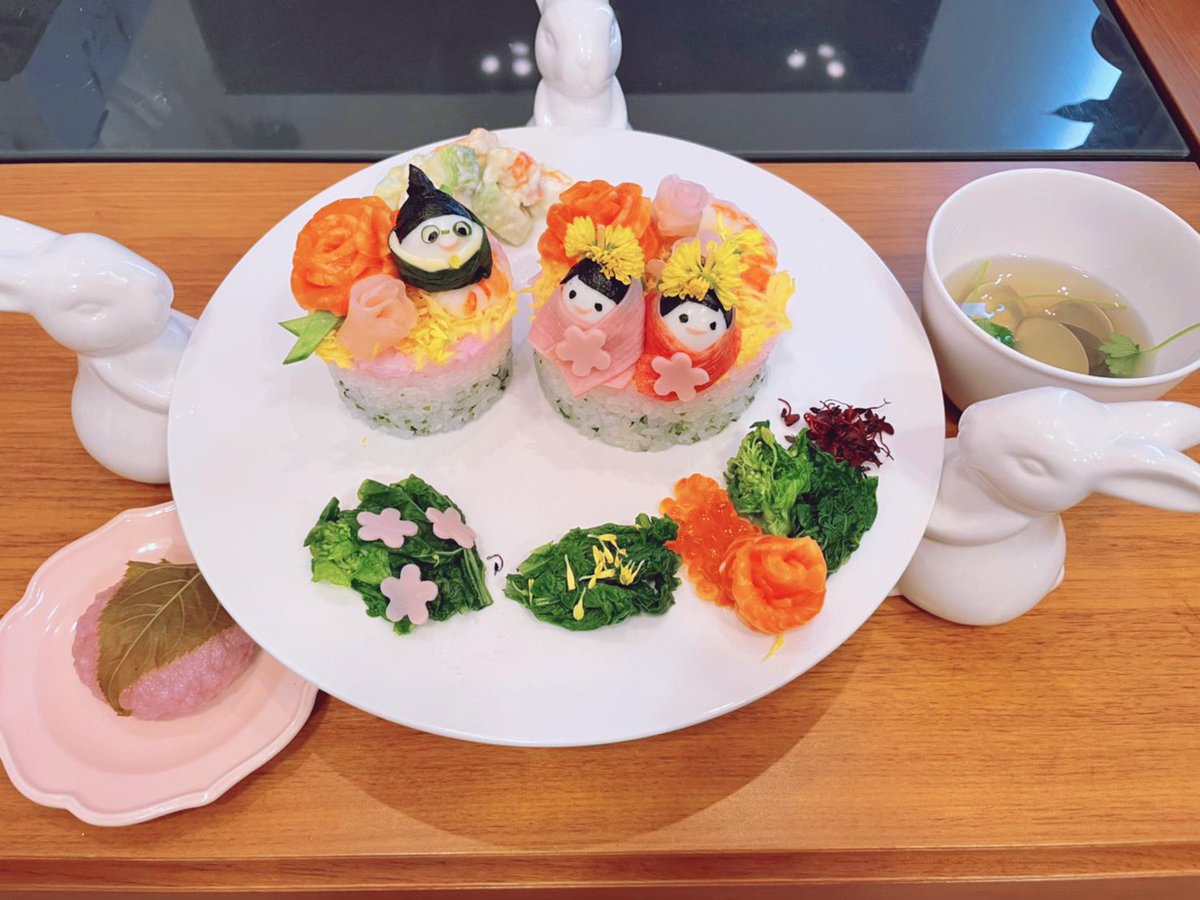 妻作のちらし寿司🎎 すごい…。 