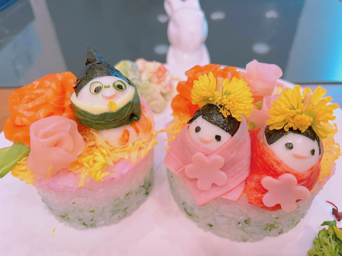 妻作のちらし寿司🎎 すごい…。 