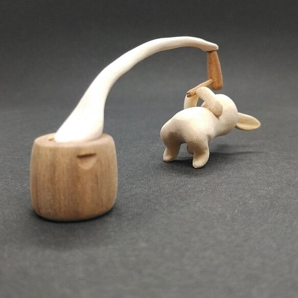 伸び━━━━━━━━る！？  #木工品 #無着色 