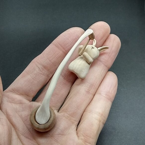 伸び━━━━━━━━る！？  #木工品 #無着色 