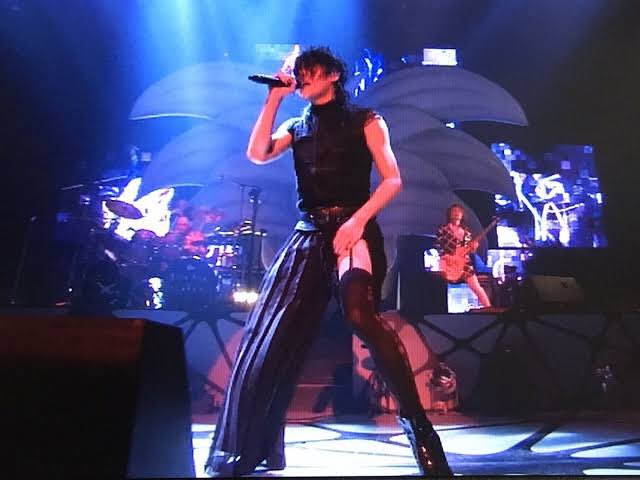 櫻井敦司さんをググッたところ、ライブでガーターベルトを付ける50代男性と知りそりゃ林檎さん惚れるわってなったし私も惚れそう 