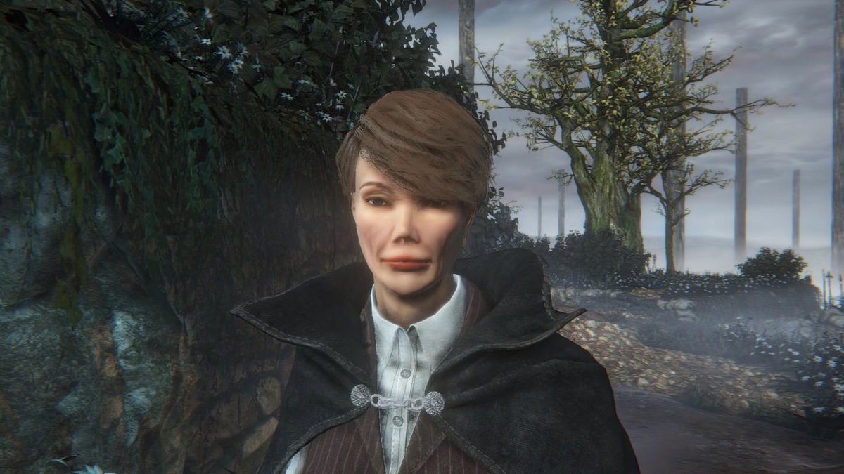 モンハンライズのキャラクリもかなり細かく弄れるけど研ナオコや片桐はいりで狩りに興じられるゲームはBloodborneだけやぞ 