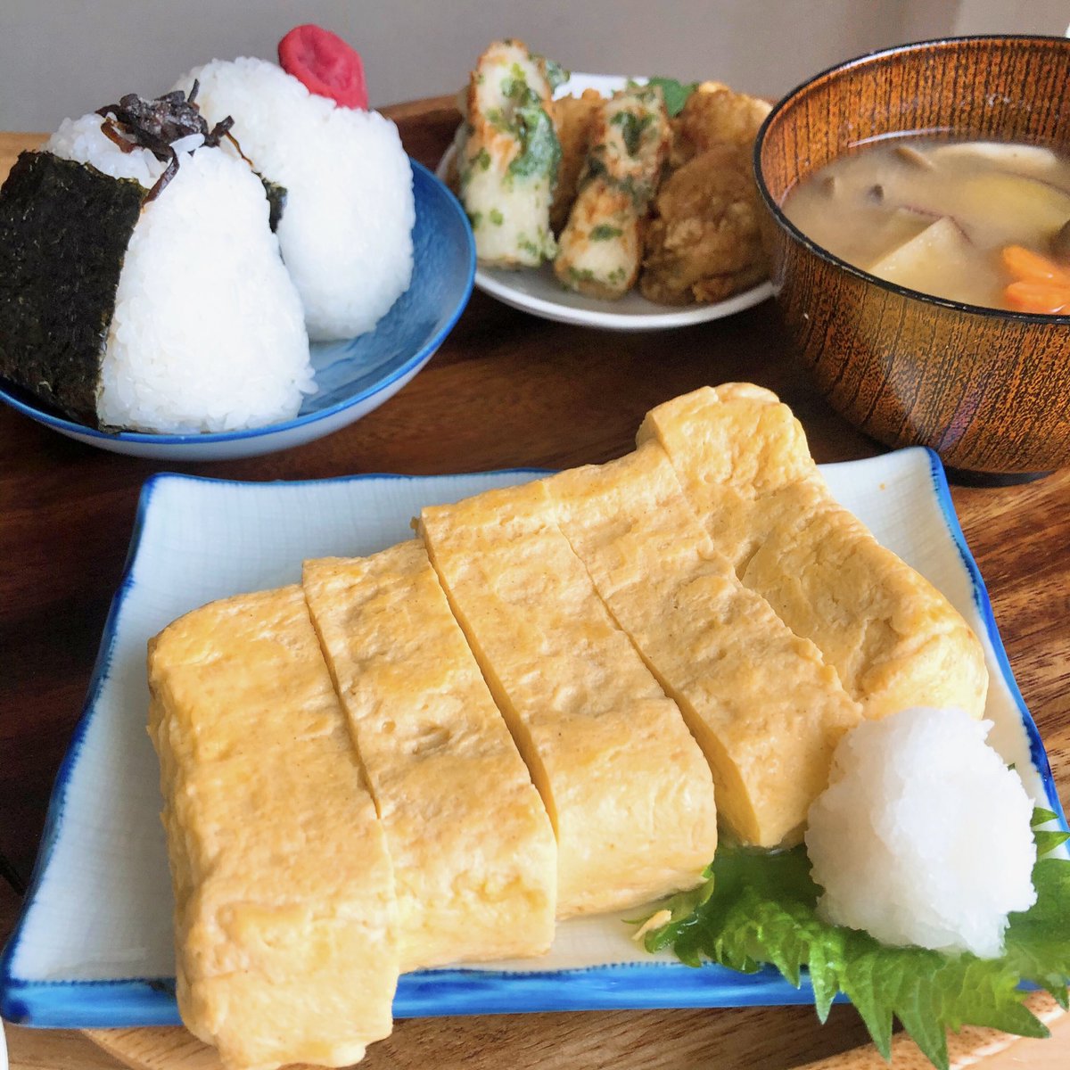 男子大学生が作った理想の朝ごはんです🍚 