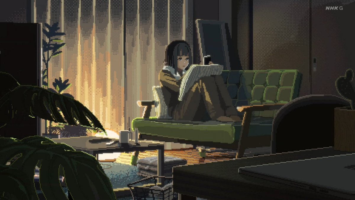 NHKが気合の入ったドット絵アニメーションのCMをやっているな  