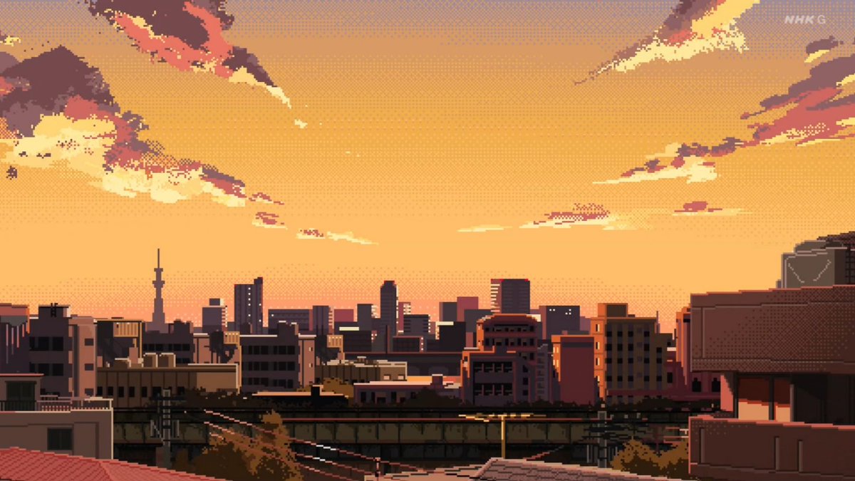 NHKが気合の入ったドット絵アニメーションのCMをやっているな  