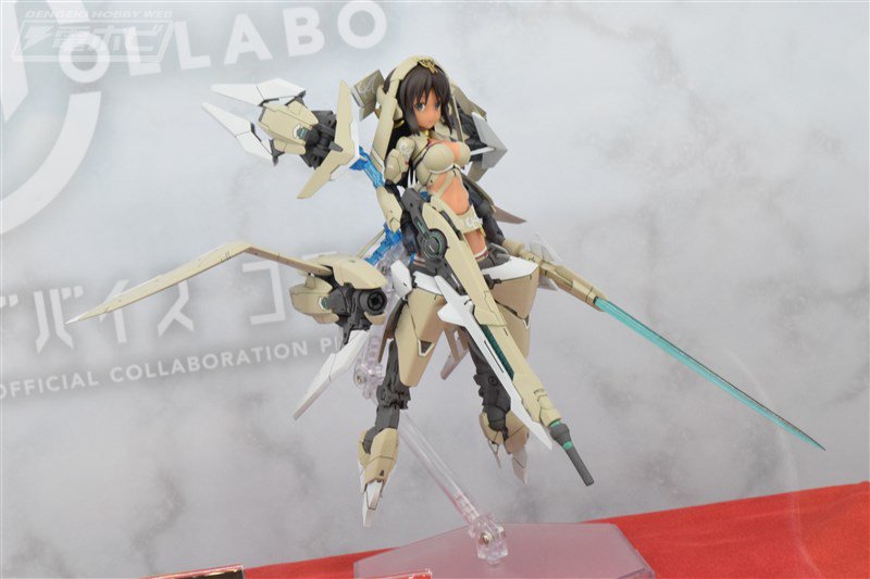『アリス・ギア・アイギス』#兼志谷シタラ のプラモデルが展示