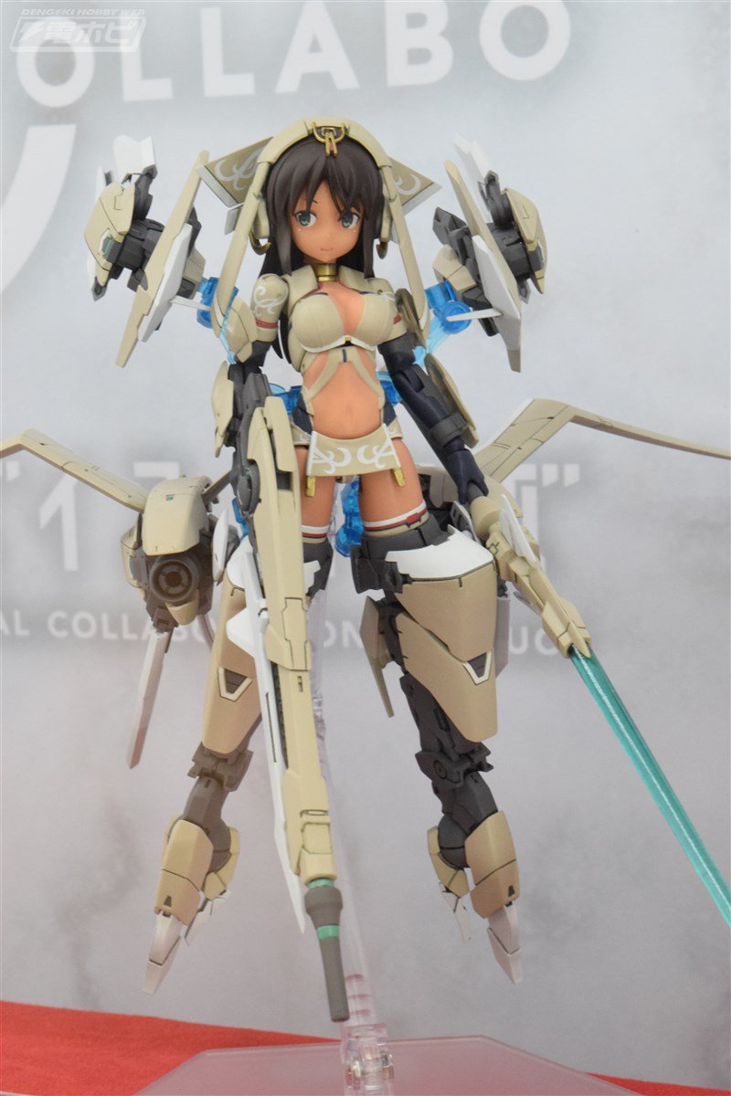 『アリス・ギア・アイギス』#兼志谷シタラ のプラモデルが展示