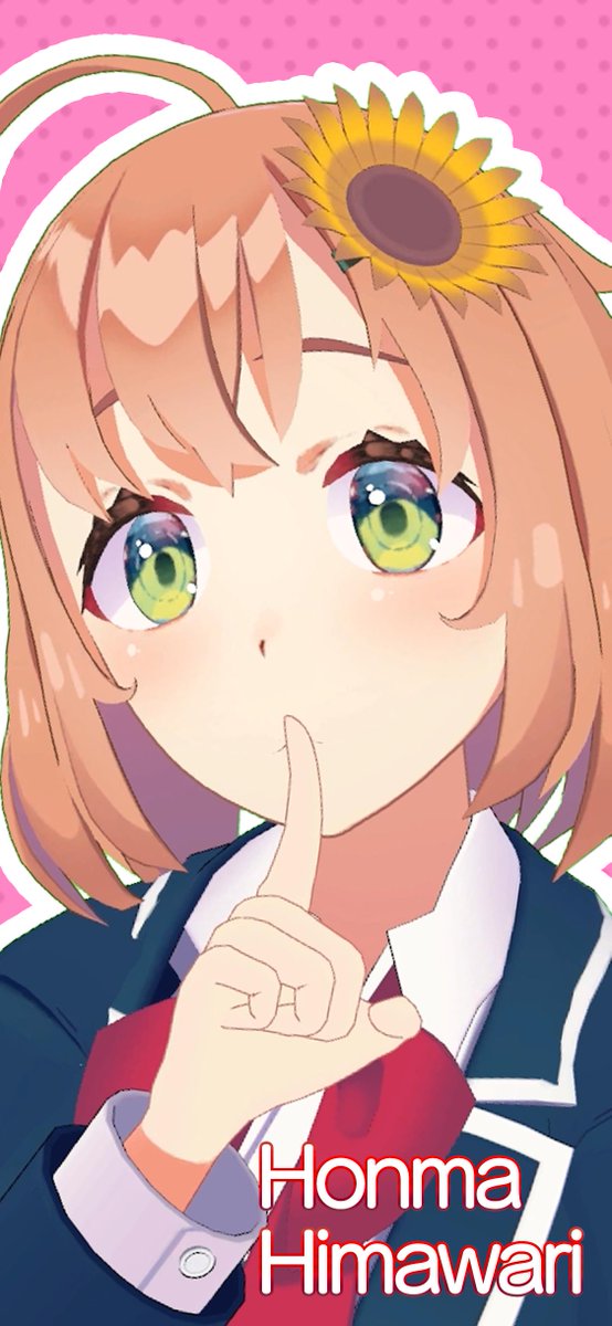 簡単待ち受け作ってみたよ‼ (・へ・🌻)ﾉ💕  ぽいっ