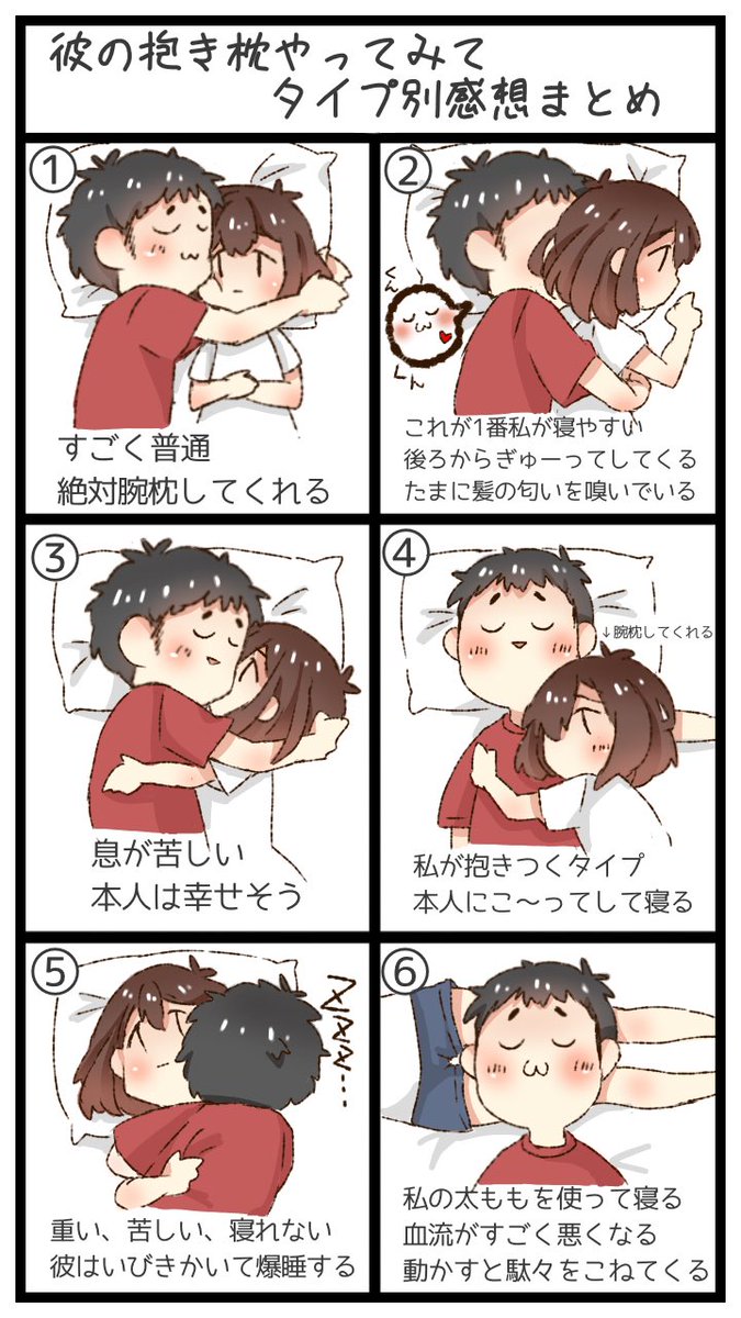 彼の専属抱き枕やってみての感想をまとめただけ🙄 