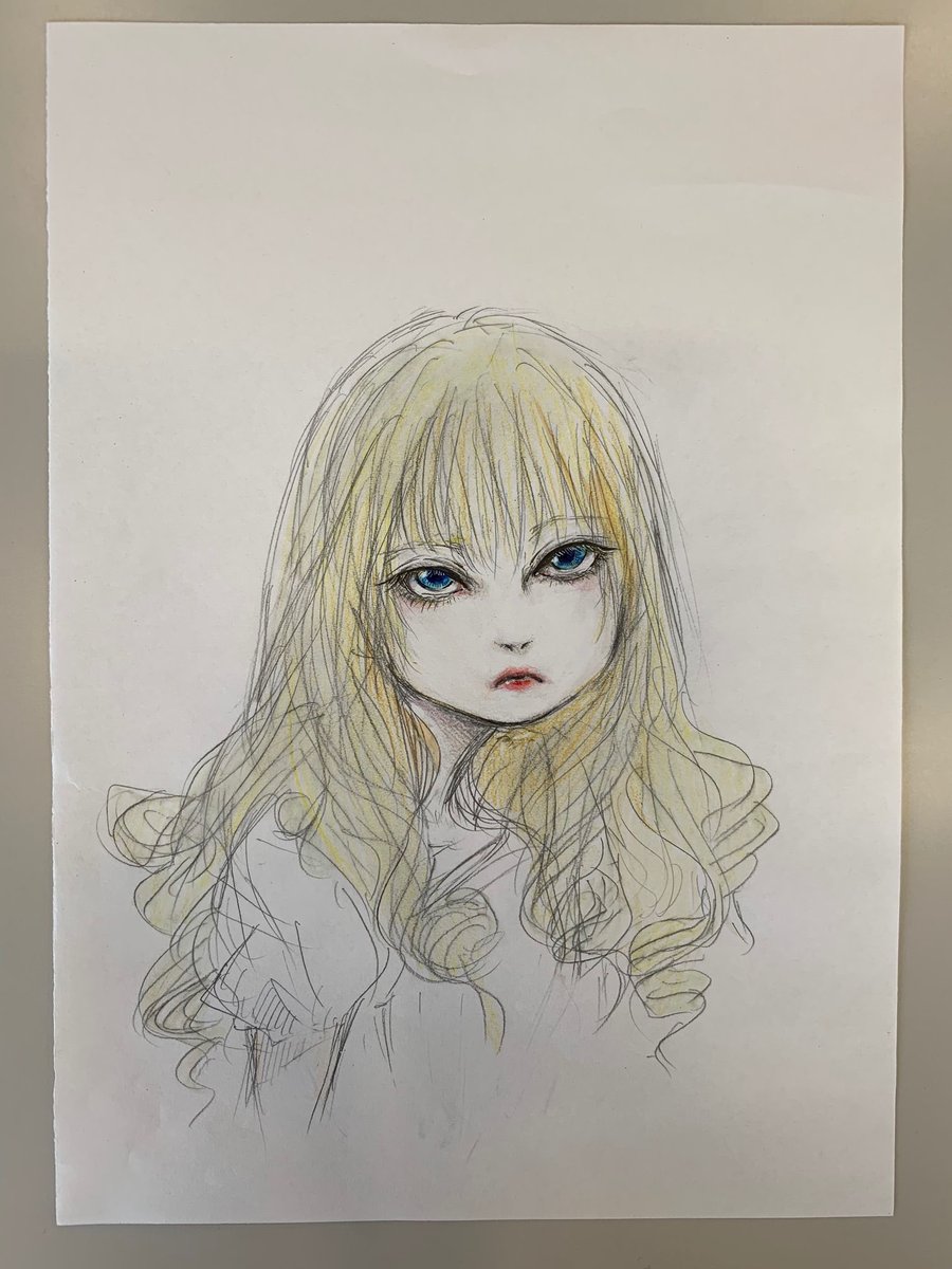 今週の江口先生の落書きは、まるで実物を写生したかのような４人