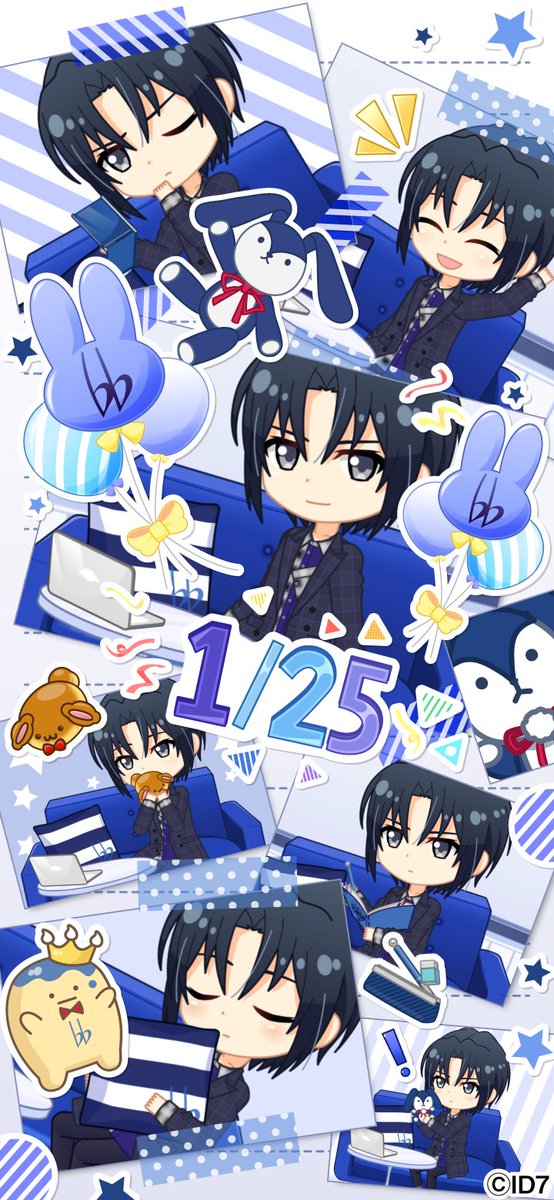  たくさんお祝いしていただいたお礼に、一織くんだらけの特別な待ち受け画像をプレゼント