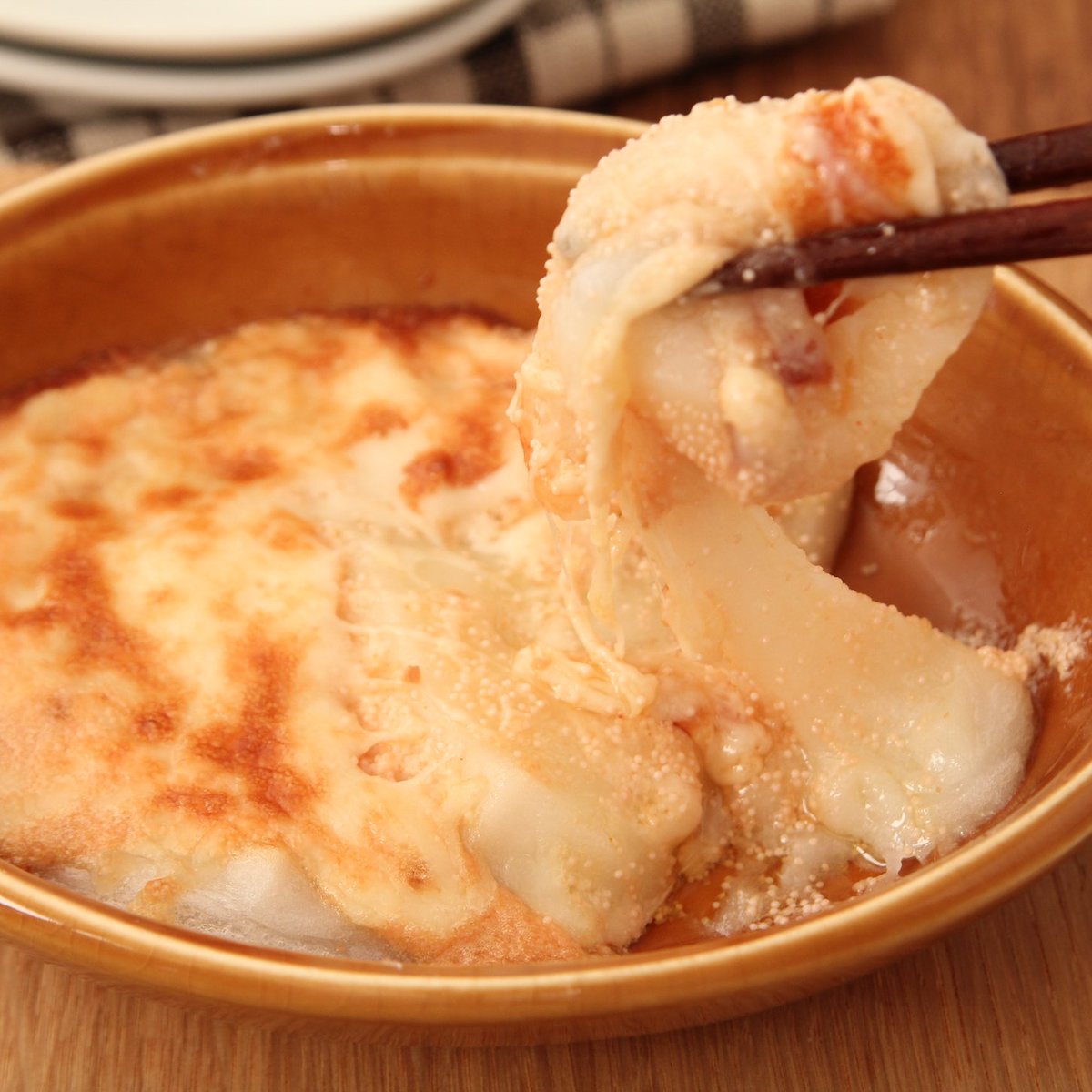 【餅×明太×チーズ】は間違いないですが、 ここに「味噌マヨ」加えると美味しさレベル爆上げします