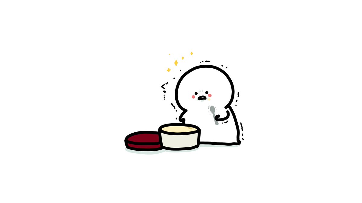 お文具にアイスを与えてみただけの4コマ 