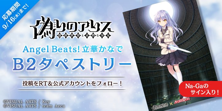 コラボを記念して Na-Gaサイン入り天使ちゃんタペストリーを抽選で5名の方にプレゼント