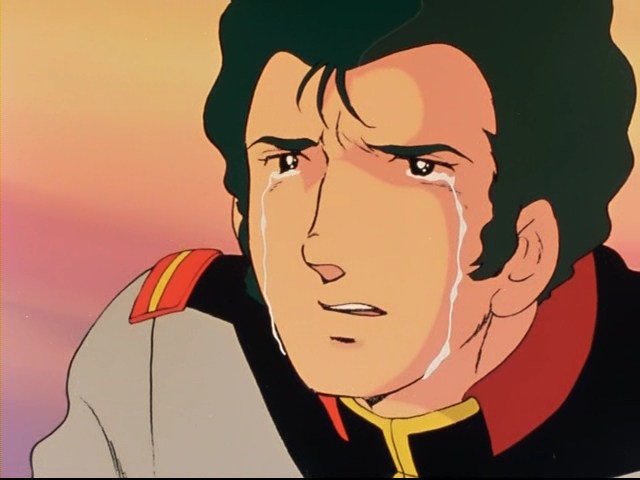 今日のガンダムバカ講座  中学の頃の会話  友人「だからさ、ブライトさんに白目がある時とない時はどういう意味なのよ」 バン「ガンダムがやる気を出したときに目が光るだろ