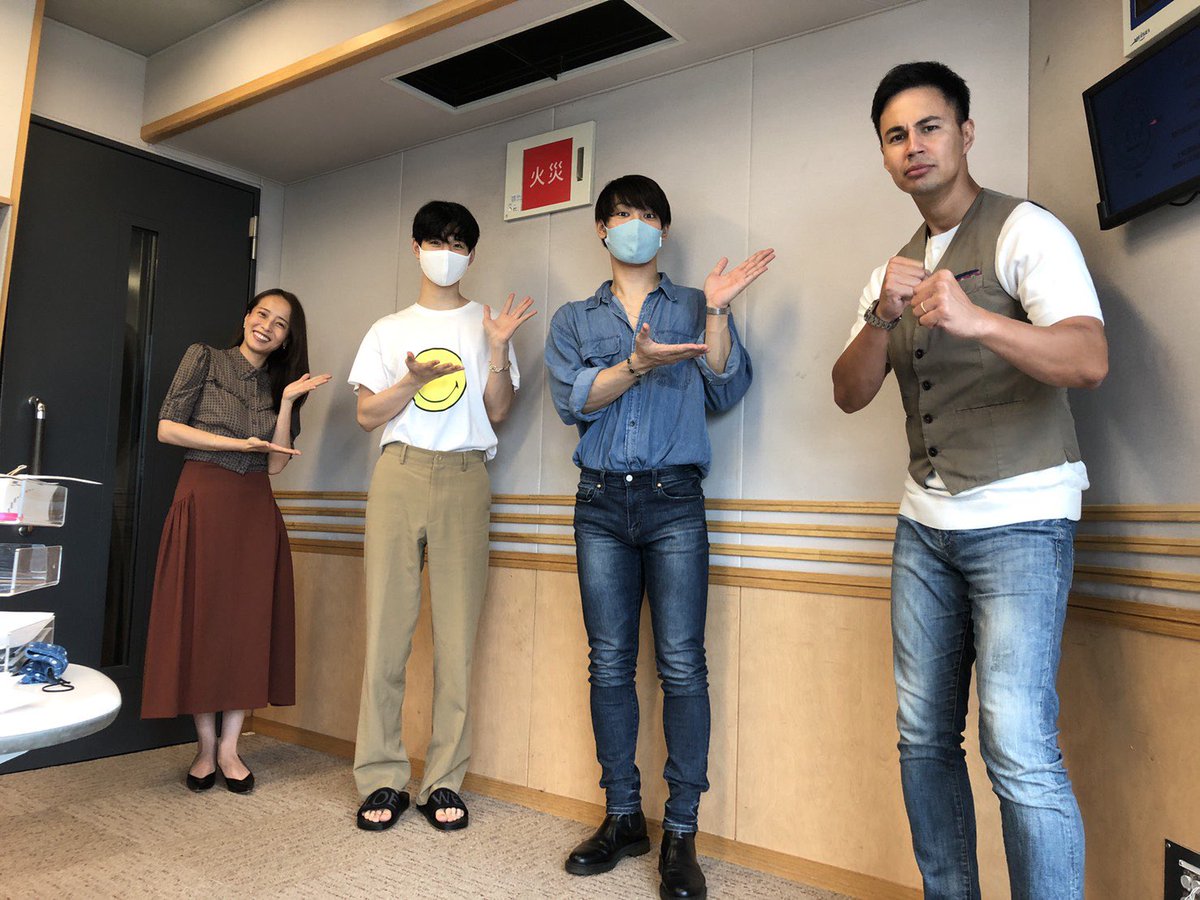 あっと言う間の30分🥺 本日は #JO1 (@official_jo1 )から #與那城奨 さん #佐藤景瑚 さんに ご出演頂きました🕺✨ #radiko のタイムフリーでも 何度も聴いちゃいましょう🙌 #上田まりえ(@MarieUeda929 ) #ユージ(@yuji_lespros )