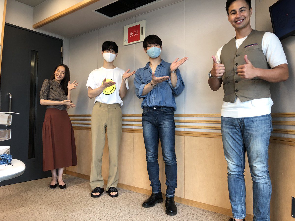 あっと言う間の30分🥺 本日は #JO1 (@official_jo1 )から #與那城奨 さん #佐藤景瑚 さんに ご出演頂きました🕺✨ #radiko のタイムフリーでも 何度も聴いちゃいましょう🙌 #上田まりえ(@MarieUeda929 ) #ユージ(@yuji_lespros )