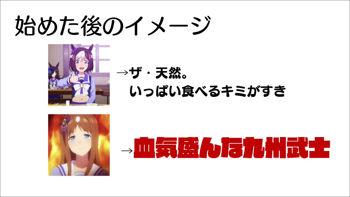 アニメ未視聴で1ミリもどんな子か全然知らなかった私が、1ヶ月ウマ娘どハマりしてイメージめちゃくちゃ変わった子たち 