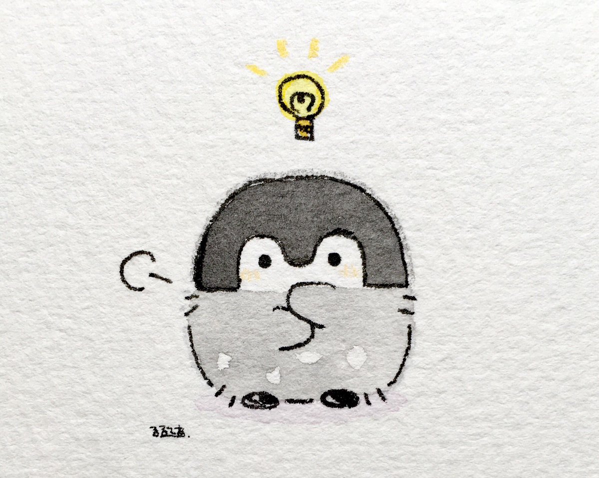 自信がないなあ…な人とコウペンちゃん 