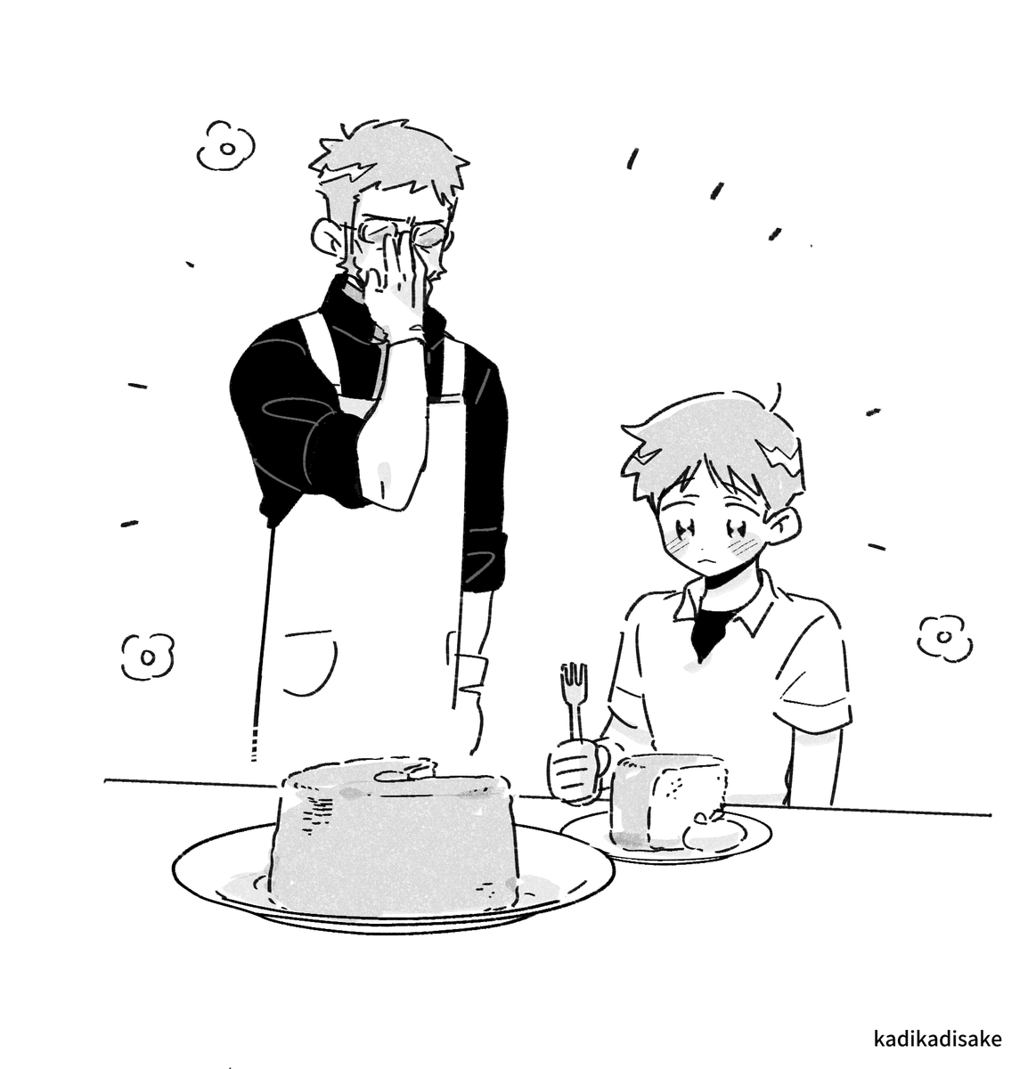 親ばか碇ゲンドウとケーキ 