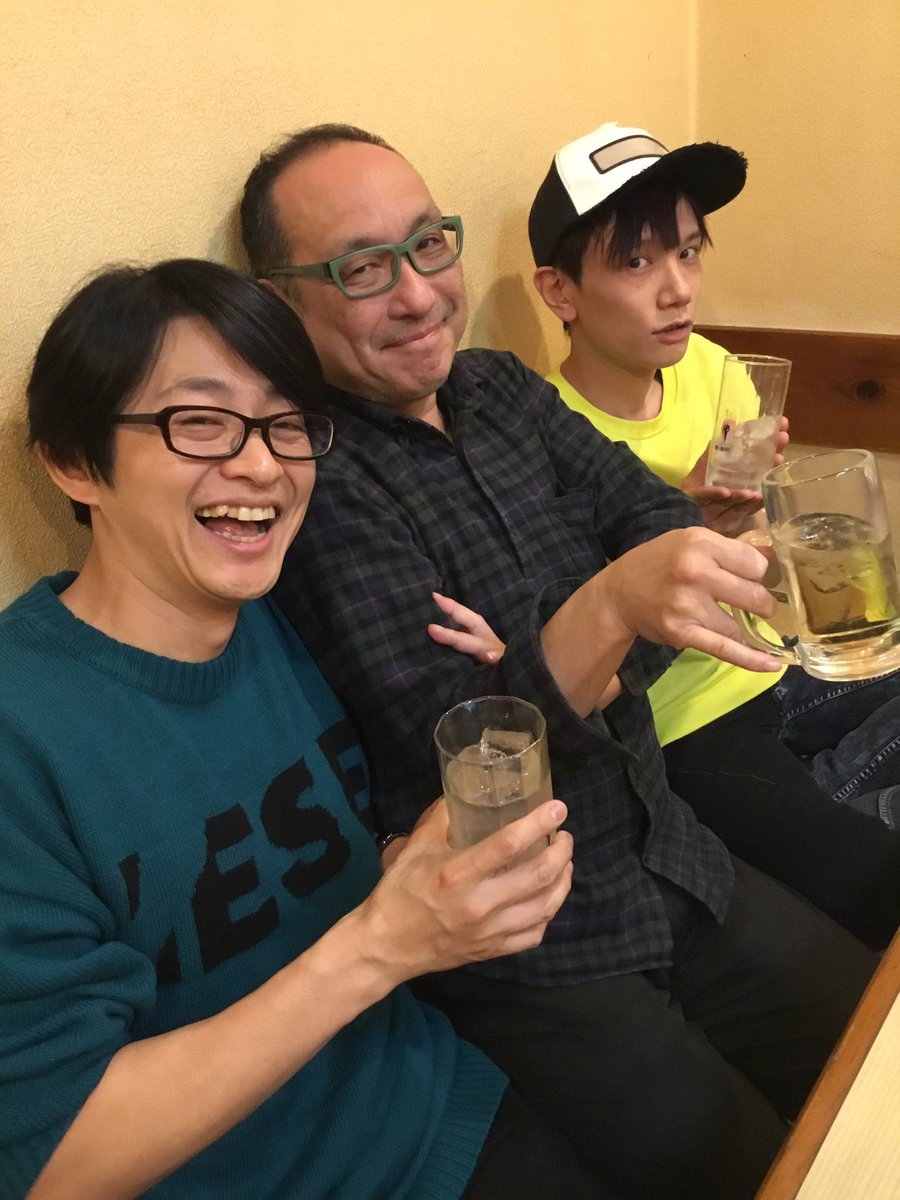 今日は、偶然過ぎるタイミングで下野くんとKennくんとの呑みになりました