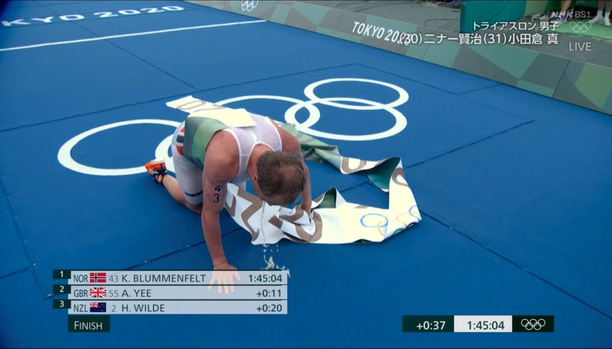 【閲覧注意】  #東京オリンピック #トライアスロン を東京湾の下水垂れ流し付近で開催  レース後に嘔吐する選手が続出  なぜこれがニュースで問題視されないのでしょうか