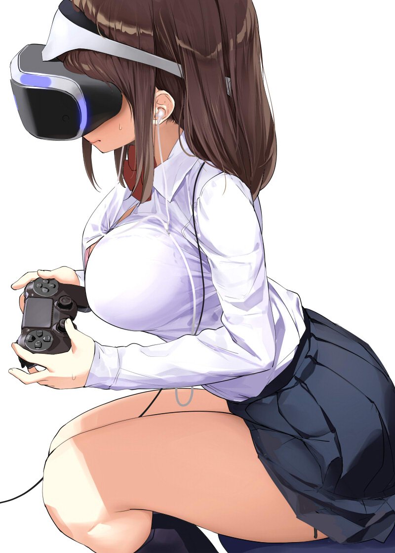 ※VRしてる女の子 