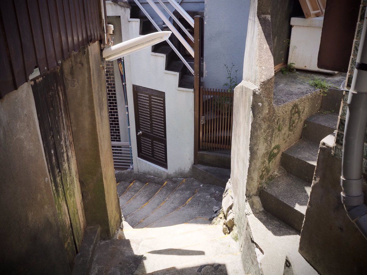 いい階段が密集してる… 