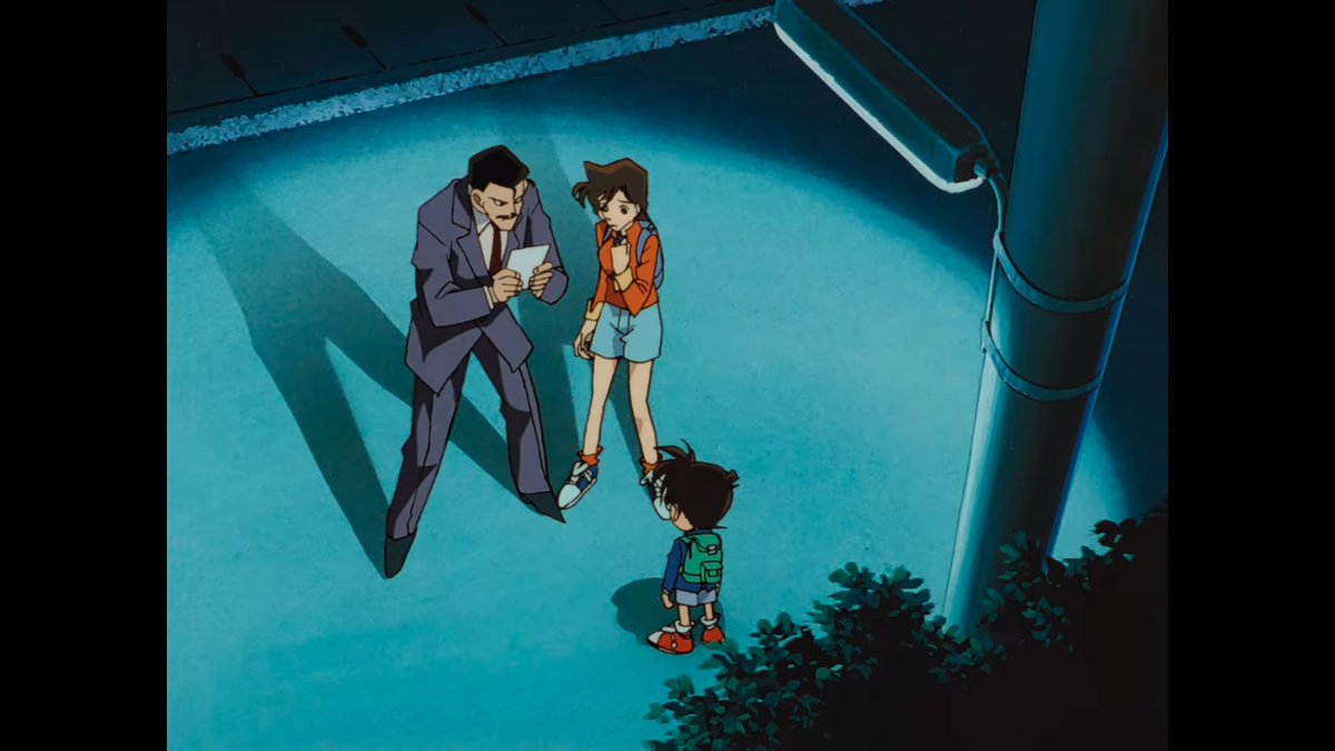 コナン月光リメイク、画面のコントラストコントロール、セルアニメに負けすぎなの辛いな…