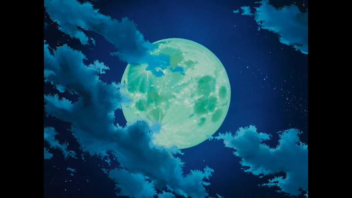 コナン月光リメイク、画面のコントラストコントロール、セルアニメに負けすぎなの辛いな…