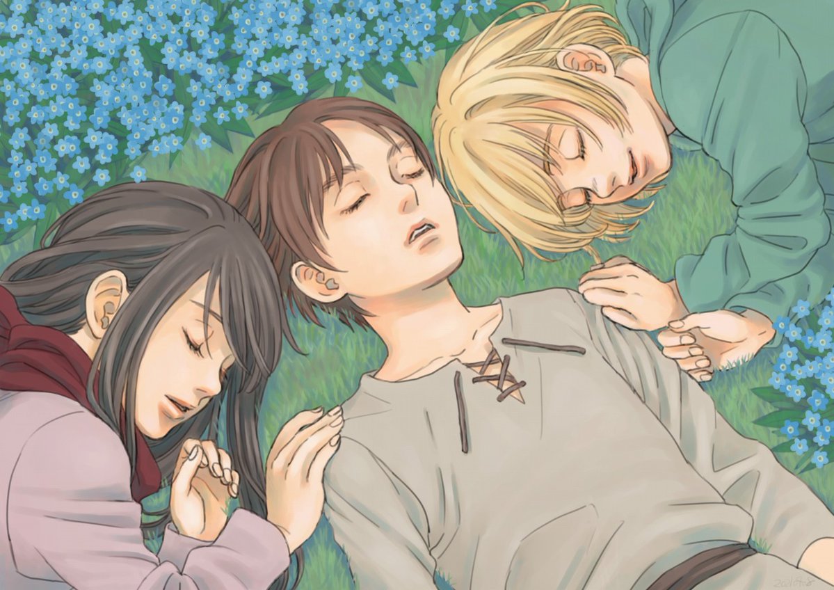 わすれなぐさ  #進撃の巨人 #aot #エレン #ミカサ #アルミン 